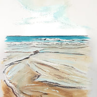 Sandy Tides - art by artist from Canada Grace Lane-Smith - artterra online art gallery - Buy art of Canada Online - Free Shipping