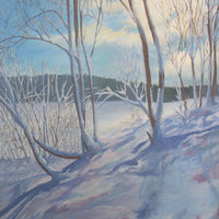 Winter Magic - art by artist from Canada Kathy Teasdale - artterra online art gallery - Buy art of Canada Online - Free Shipping