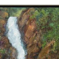 The steep fall - art by artist from Canada Christine Viens - artterra online art gallery - Buy art of Canada Online - Free Shipping