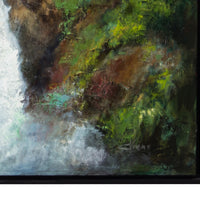 The steep fall - art by artist from Canada Christine Viens - artterra online art gallery - Buy art of Canada Online - Free Shipping