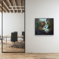 Baroque fall - art by artist from Canada Christine Viens - artterra online art gallery - Buy art of Canada Online - Free Shipping