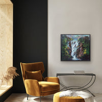 Out of nowhere - art by artist from Canada Christine Viens - artterra online art gallery - Buy art of Canada Online - Free Shipping