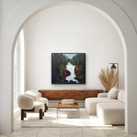 The stream - art by artist from Canada Christine Viens - artterra online art gallery - Buy art of Canada Online - Free Shipping