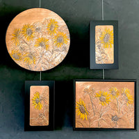 She walks among flowers #1