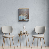 Spring Thaw, Ogden - art by artist from Canada Kathy Teasdale - artterra online art gallery - Buy art of Canada Online - Free Shipping