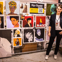 Intersection4 - art by artist from Canada Olga Chandel - artterra online art gallery - Buy art of Canada Online - Free Shipping