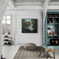 Baroque fall - art by artist from Canada Christine Viens - artterra online art gallery - Buy art of Canada Online - Free Shipping