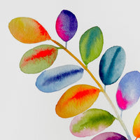 Rainbowland Black Locust Leaves - art by artist from Canada Xiao Wen Xu - artterra online art gallery - Buy art of Canada Online - Free Shipping