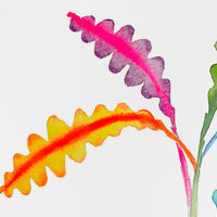 Rainbowland Fishbone Cactus - art by artist from Canada Xiao Wen Xu - artterra online art gallery - Buy art of Canada Online - Free Shipping