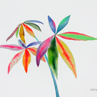 Rainbowland Money Tree - art by artist from Canada Xiao Wen Xu - artterra online art gallery - Buy art of Canada Online - Free Shipping