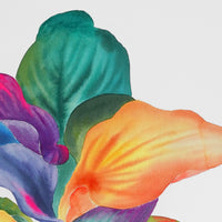 Rainbowland Plantain Lily Leaves - art by artist from Canada Xiao Wen Xu - artterra online art gallery - Buy art of Canada Online - Free Shipping