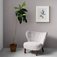 Rainbowland Blue Wild Indigo Leaves - art by artist from Canada Xiao Wen Xu - artterra online art gallery - Buy art of Canada Online - Free Shipping