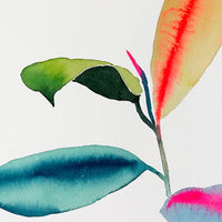 Rainbowland Rubber Burgundy II - art by artist from Canada Xiao Wen Xu - artterra online art gallery - Buy art of Canada Online - Free Shipping