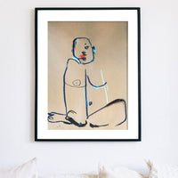 Bodymaps V-2021-03-26-07 - art by artist from Canada Liz Wurzinger - artterra online art gallery - Buy art of Canada Online - We ship to USA and Canada