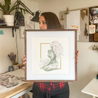 Blooming Bodies 04 - art by artist from Canada Kendra Schellenberg - artterra online art gallery - Buy art of Canada Online - We ship to USA and Canada