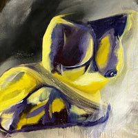 Untitled (Backside - Untitled) - art by artist from Canada Aly Mcdonald - artterra online art gallery - Buy art of Canada Online - We ship to USA and Canada