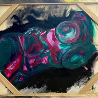 Untitled (Backside - Untitled) - art by artist from Canada Aly Mcdonald - artterra online art gallery - Buy art of Canada Online - We ship to USA and Canada