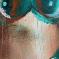 Green-eyed - art by artist from Canada Aly Mcdonald - artterra online art gallery - Buy art of Canada Online - We ship to USA and Canada