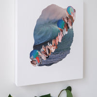 Three Waves - art by artist from Canada Marissa Creative Arts - artterra online art gallery - Buy art of Canada Online - We ship to USA and Canada