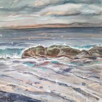 Wild Skies Upon the Waves - art by artist from Canada Grace Lane-Smith - artterra online art gallery - Buy art of Canada Online - We ship to USA and Canada