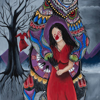 Ganawenda (To Protect) - art by artist from Canada Jessica Somers - artterra online art gallery - Buy art of Canada Online - We ship to USA and Canada
