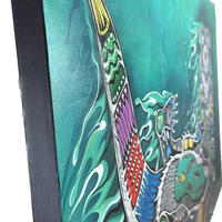 Playful Pose - art by artist from Canada Jessica Somers - artterra online art gallery - Buy art of Canada Online - We ship to USA and Canada