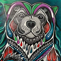 Playful Pose - art by artist from Canada Jessica Somers - artterra online art gallery - Buy art of Canada Online - We ship to USA and Canada