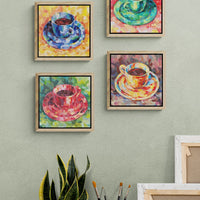 Tazzina verde - art by artist from Canada Maria Gavrilova - artterra online art gallery - Buy art of Canada Online - We ship to USA and Canada