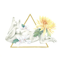 Blooming Bodies 01 - art by artist from Canada Kendra Schellenberg - artterra online art gallery - Buy art of Canada Online - We ship to USA and Canada