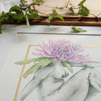 Blooming Bodies 02 - art by artist from Canada Kendra Schellenberg - artterra online art gallery - Buy art of Canada Online - We ship to USA and Canada