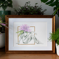 Blooming Bodies 02 - art by artist from Canada Kendra Schellenberg - artterra online art gallery - Buy art of Canada Online - We ship to USA and Canada