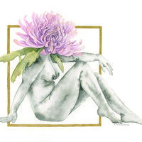 Blooming Bodies 02 - art by artist from Canada Kendra Schellenberg - artterra online art gallery - Buy art of Canada Online - We ship to USA and Canada