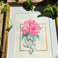 Blooming Bodies 03 - art by artist from Canada Kendra Schellenberg - artterra online art gallery - Buy art of Canada Online - We ship to USA and Canada