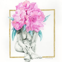 Blooming Bodies 03 - art by artist from Canada Kendra Schellenberg - artterra online art gallery - Buy art of Canada Online - We ship to USA and Canada