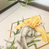 Blooming Bodies 05 - art by artist from Canada Kendra Schellenberg - artterra online art gallery - Buy art of Canada Online - We ship to USA and Canada