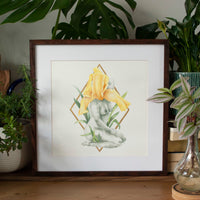 Blooming Bodies 05 - art by artist from Canada Kendra Schellenberg - artterra online art gallery - Buy art of Canada Online - We ship to USA and Canada