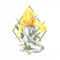 Blooming Bodies 05 - art by artist from Canada Kendra Schellenberg - artterra online art gallery - Buy art of Canada Online - We ship to USA and Canada