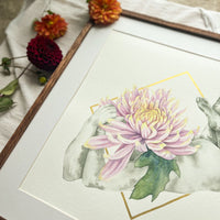 Blooming Bodies 06 - art by artist from Canada Kendra Schellenberg - artterra online art gallery - Buy art of Canada Online - We ship to USA and Canada