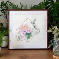 Blooming Bodies 06 - art by artist from Canada Kendra Schellenberg - artterra online art gallery - Buy art of Canada Online - We ship to USA and Canada