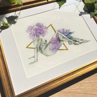 Blooming Bodies 07 - art by artist from Canada Kendra Schellenberg - artterra online art gallery - Buy art of Canada Online - We ship to USA and Canada