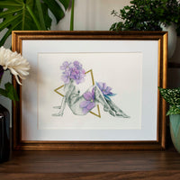 Blooming Bodies 07 - art by artist from Canada Kendra Schellenberg - artterra online art gallery - Buy art of Canada Online - We ship to USA and Canada