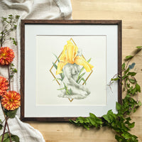 Blooming Bodies 05 - art by artist from Canada Kendra Schellenberg - artterra online art gallery - Buy art of Canada Online - We ship to USA and Canada