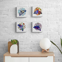 Metamorphosis Mandala #55 - art by artist from Canada Lorna Livey - artterra online art gallery - Buy art of Canada Online - We ship to USA and Canada