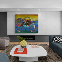 Power of Sisterhood - art by artist from Canada Jessica Somers - artterra online art gallery - Buy art of Canada Online - We ship to USA and Canada