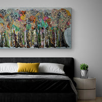 A Forest Poem 1 - art by artist from Canada Manuela Moldovan - artterra online art gallery - Buy art of Canada Online - We ship to USA and Canada