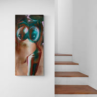 Green-eyed - art by artist from Canada Aly Mcdonald - artterra online art gallery - Buy art of Canada Online - We ship to USA and Canada