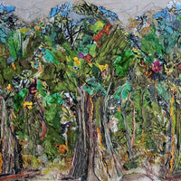 Walking In The Forest 4 - art by artist from Canada Manuela Moldovan - artterra online art gallery - Buy art of Canada Online - We ship to USA and Canada