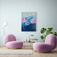 Melting worlds inside of the cells - art by artist from Canada Kateryna Kobylianska - artterra online art gallery - Buy art of Canada Online - We ship to USA and Canada