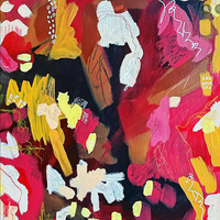 When Joy Visits - art by artist from Canada Krista Powers - artterra online art gallery - Buy art of Canada Online - We ship to USA and Canada