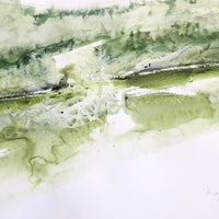 In the Greens - art by artist from Canada Melodie Mui - artterra online art gallery - Buy art of Canada Online - Free Shipping